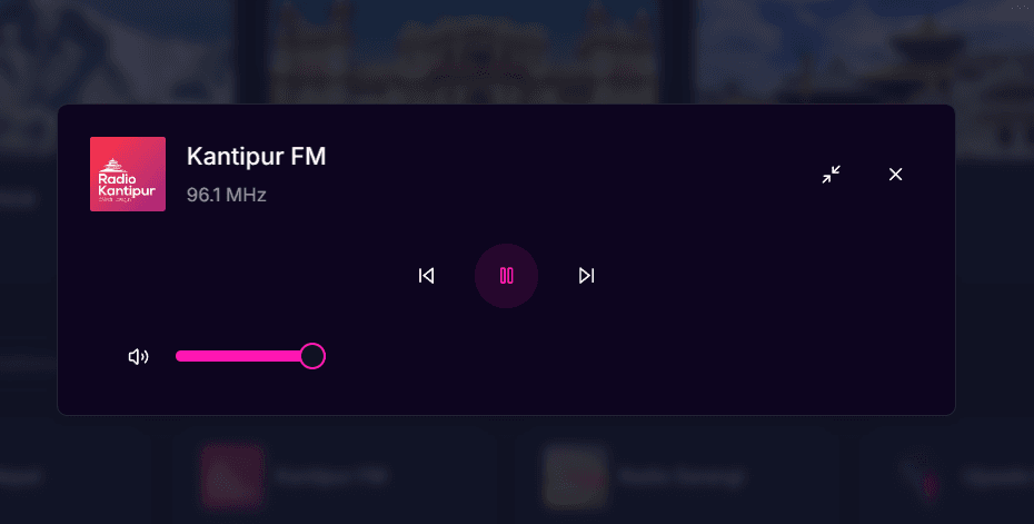 Web FM Radio Player