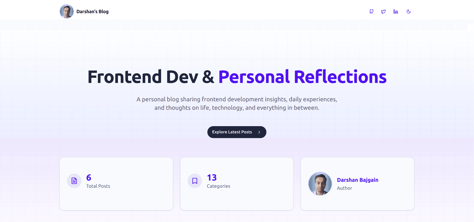 SEO-Optimized Markdown Blog with Dark Mode & Newsletter Integration